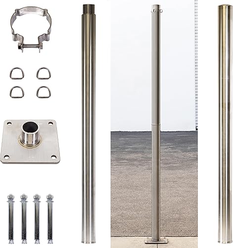 Miniatura 17 de ShadeMart Kit de accesorios de acero inoxidable de 10 pulgadas más cable resistente para toldo triangular con cable de extensión de 12 pies