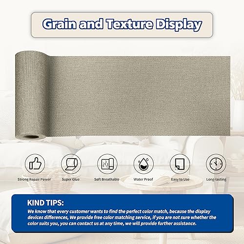 Vista 71 de Parches de reparación de lino grueso, parches de tela de lino autoadhesivos, 8 x 11 pulgadas, 2 unidades, multicolor, se pueden utilizar