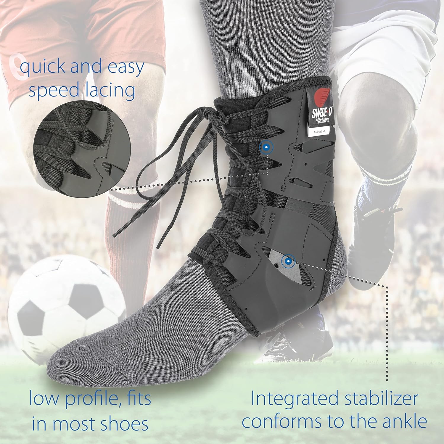 Swede-O Tarsal Lok Ankle Brace - Medium