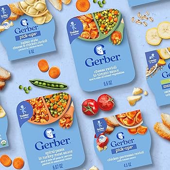 Amazon.com: Gerber Pick-ups, Chicken & Carrot Ravioli in a
