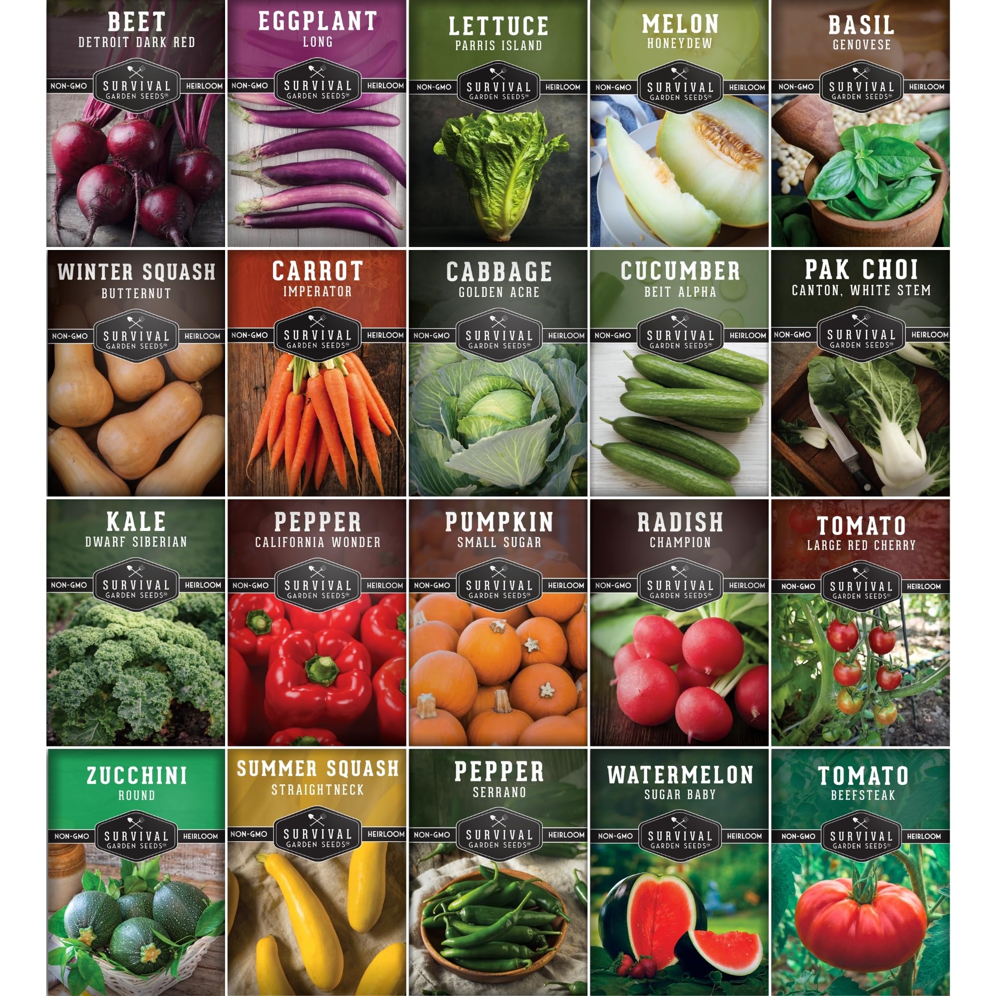 Survival Garden Seeds Starter Kit