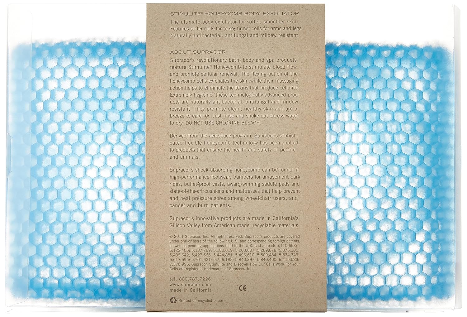 Unisex SUPRACOR Stimulite Body Exfoliator (Blue) - Image 3