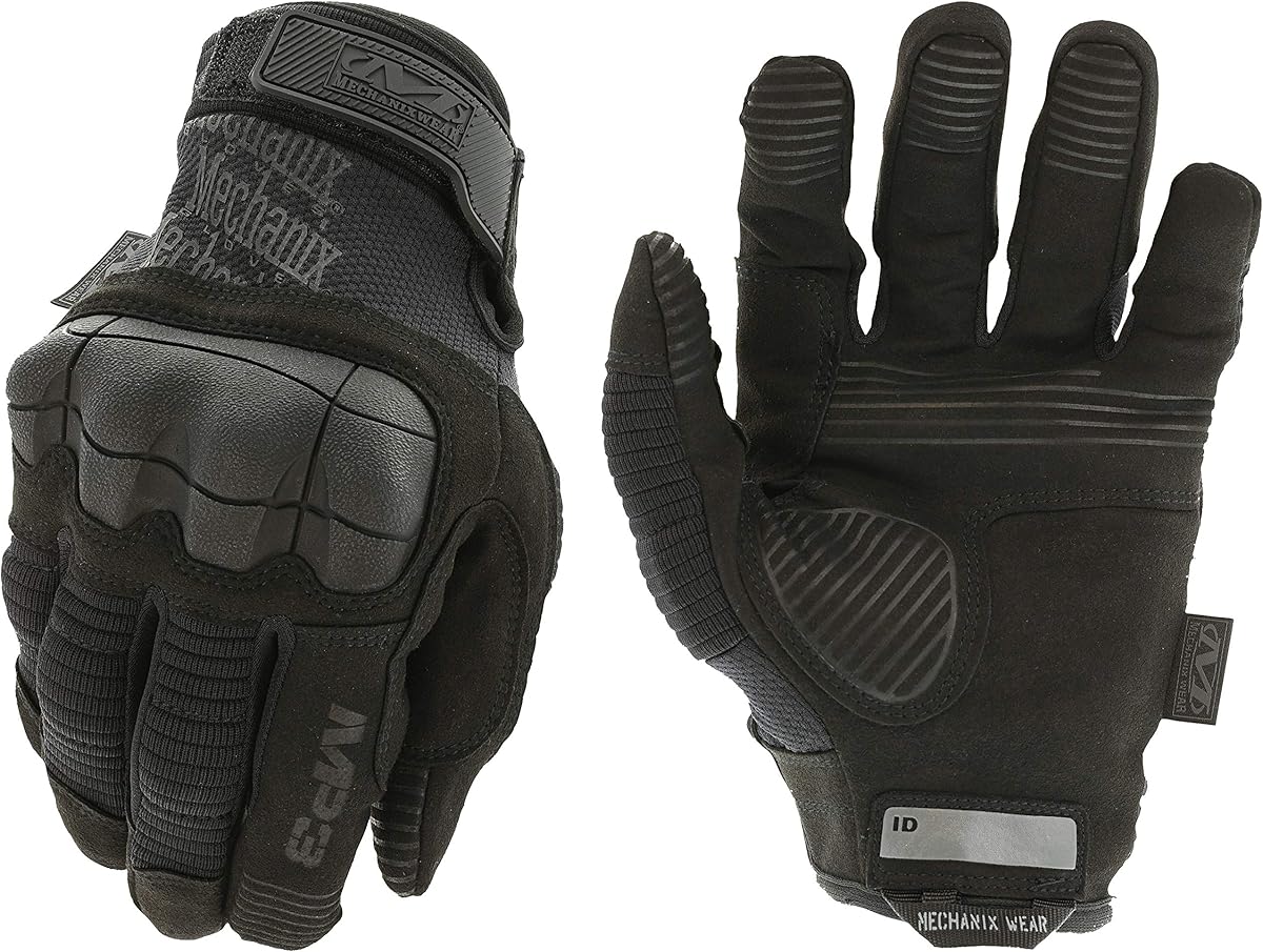 Mechanix Wear Mechanix Herren M-pact® 3 Covert handschoenen (groot, volledig zwart) Hochleistungs Kampfhandschuhe, Covert, L EU