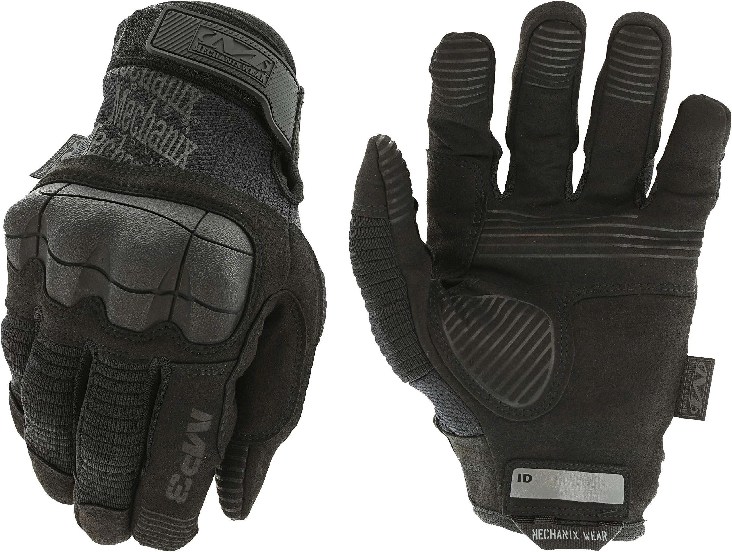 M-Pact 3 Tactical Work Gloves, Touchscreen Capability, Synthetic Leather Gloves, Finger Reinforcement and Impact Protection, Work Gloves for Men (Black, Medium)