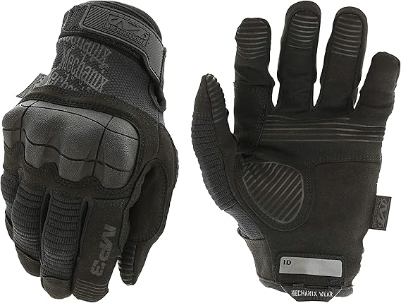 Mechanix Wear: M-Pact 3 Tactical Work Gloves, Touchscreen Capability, Synthetic Leather Gloves, Finger Reinforcement and Impact Protection, Work Gloves for Men (Black, Small)