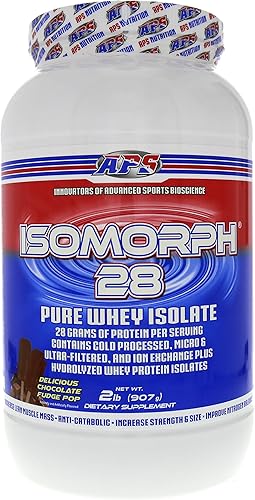 APS Nutrition Isomorph - Suplemento de proteína en polvo  Aislado de proteína de suero  Ultrafiltrado  0.99 oz de proteína  Chocolate Fudge Pop, 2