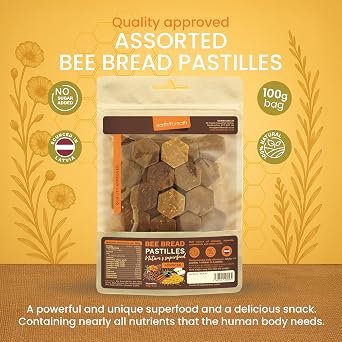 Earthbreath Assorted Bee Bread & Bee Pollen Pastilles 150g Natural