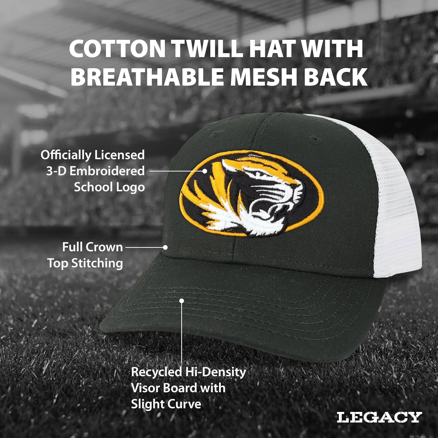 Legacy NCAA Unisex-Adult Mid-pro Snapback