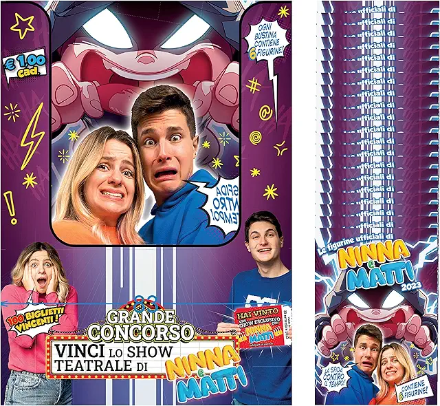 Bustine di Figurine NINNA e MATTI 2023-20 Pacchi per Album Cucciolotti 2024