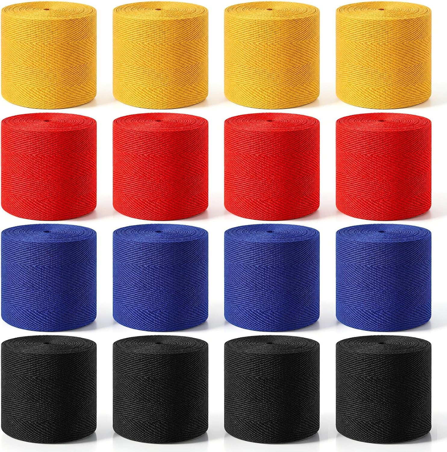 24 Pcs Boxing Wraps for Adults, 2.5 Meter Boxing Hand Wraps for Adults, Cotton Glove Wrap, Hand Wraps for Boxing Gloves, Breathable Handwraps for Kickboxing Muay Thai MMA Training (4 Colors)