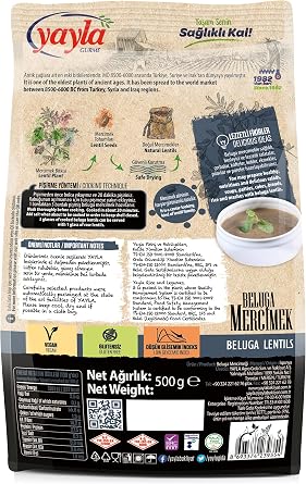 Yayla Gurme Beluga Mercimek (500 Gr)