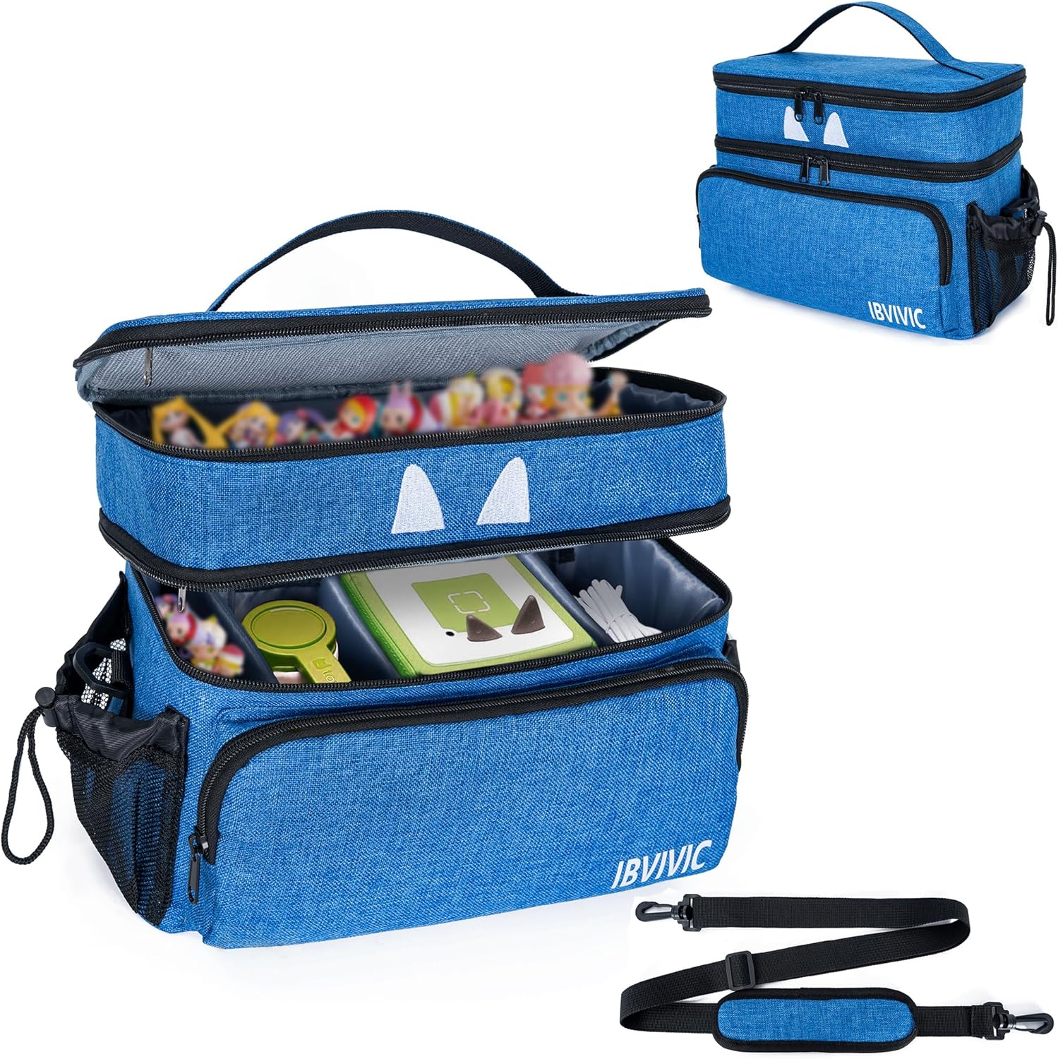 IBVIVIC Carrying Case Compatible with Toniebox Starter Set with Shoulder Strap Storage Bag for Toniebox and Accessories