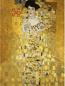 Bumblebeaver GUSTAV KLIMT PORTRAIT OF ADELE BLOCH BAUER I OLD ART PAINTING PRINT 12x16 inch 30x40cm 1152OM