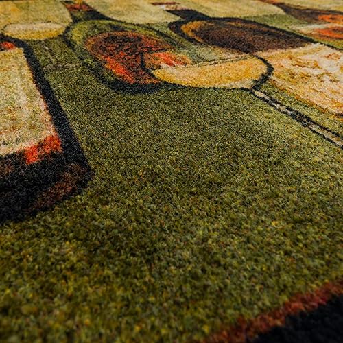 Miniatura 6 de Mohawk Home Juego de 3 piezas casual de vino y madera, color negro, rebanada de 10 x 30 pulgadas, 24 x 45 pulgadas, 30 x 50 pulgadas, tapete de