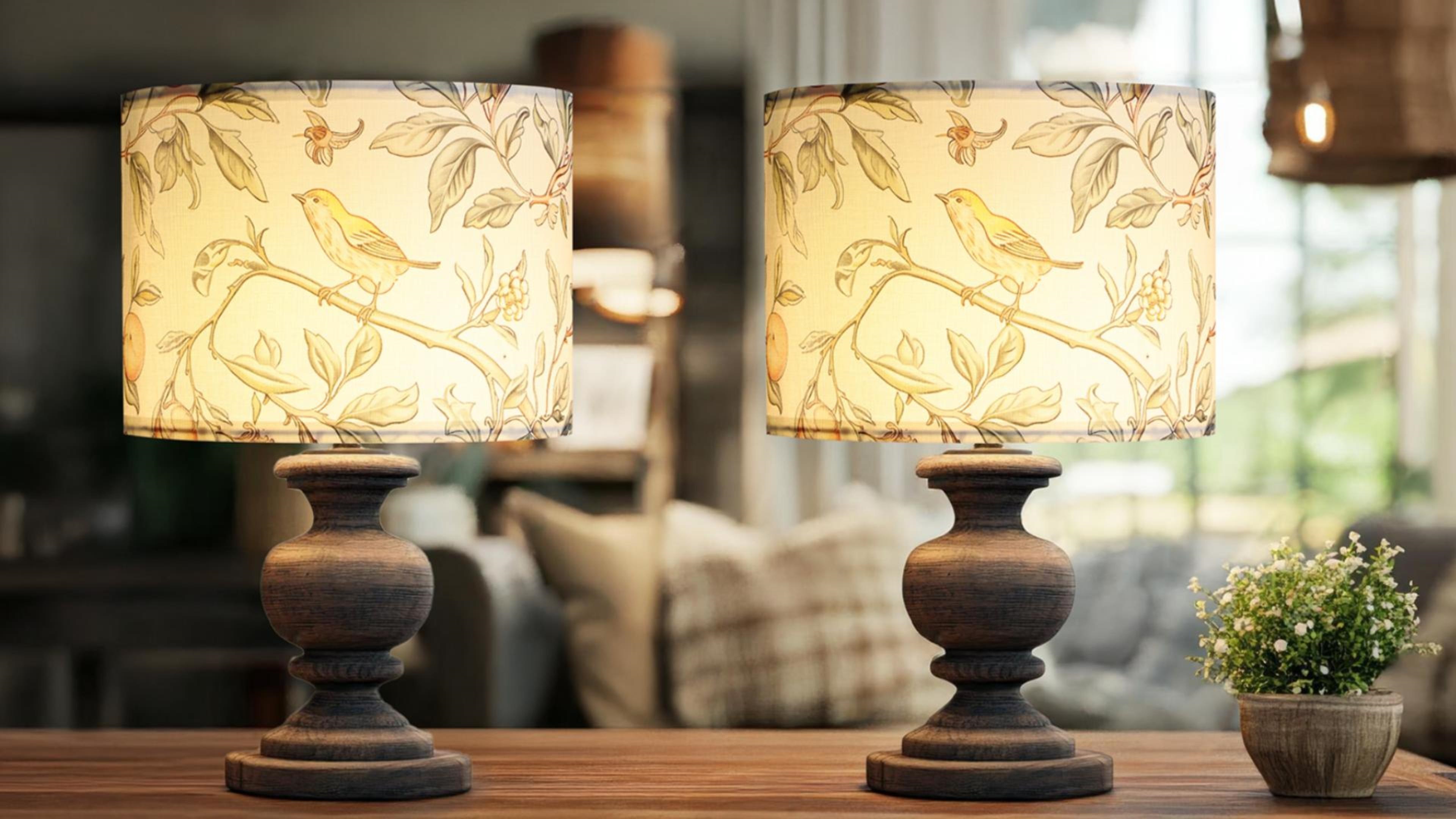 Novantl Fabric Lamp Shades, 13” Width and 10” Height Lamp Shade