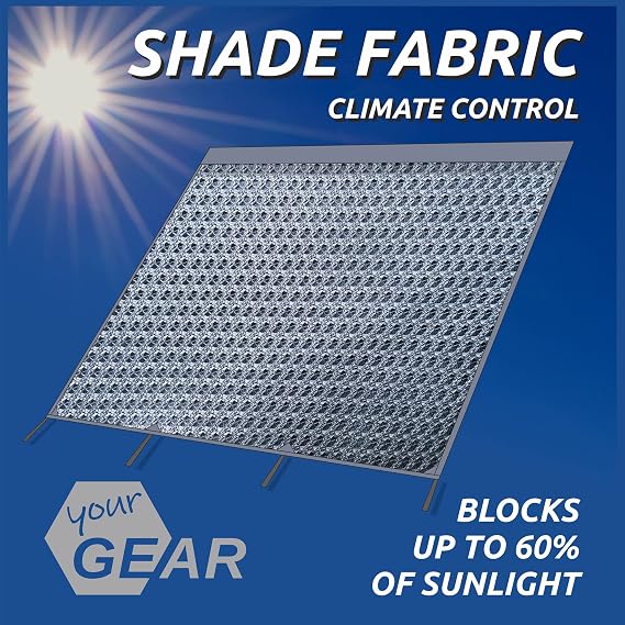 your GEAR Capri Sun Blocker - 6 Sizes - Windproof Awning Front Wall & Side Walls for Awning Privacy and Sun Protection 3 Piping with Diameter 4.3 6.2 and 7 mm Front Wall Widths 240 to 480 cm