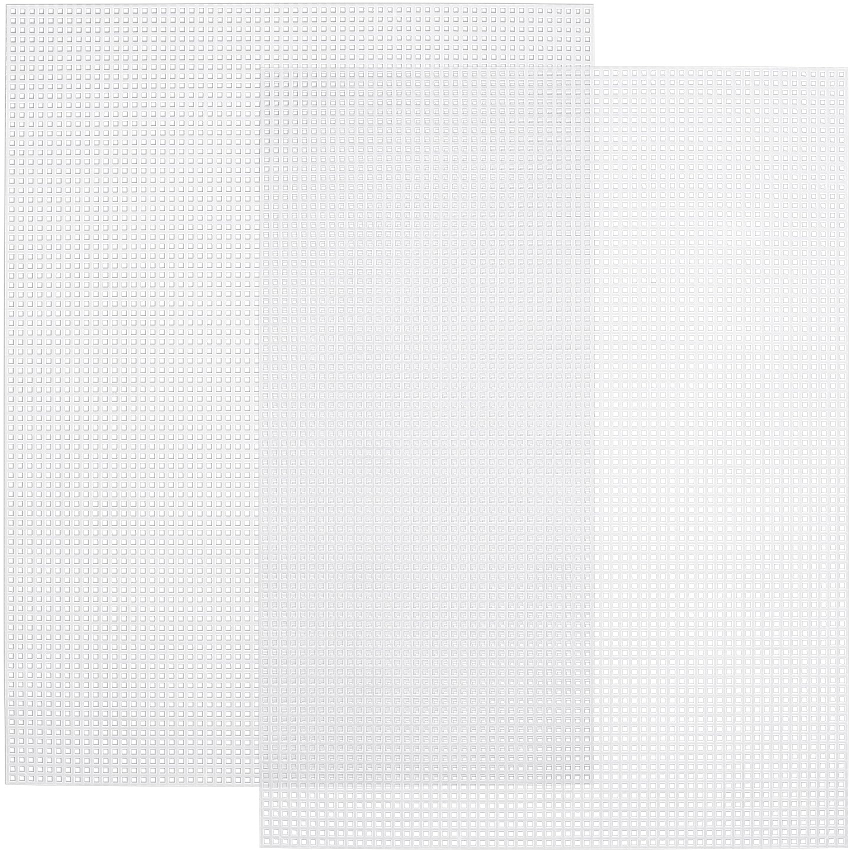 Pndeyo 2 Sheets White Fursuit Eyes Mesh, Waterproof PVC Eye Mesh Sheet, Printable Blank Plastic Canvas for Furry Cosplay Props Fursuits Handicrafts Making