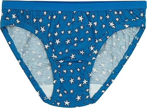 Miniatura 4 de Fruit of the Loom - Paquete múltiple de ropa interior de algodón tipo bikini para niñas