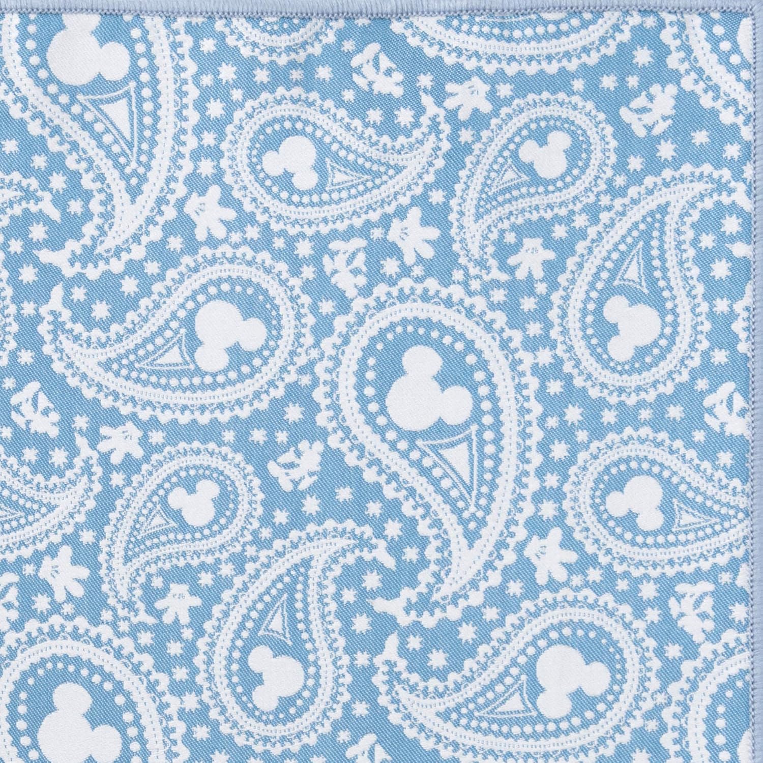 Miniatura 3 de Mickey Mouse Paisley - Cuadrado de bolsillo verde azulado, verde azulado