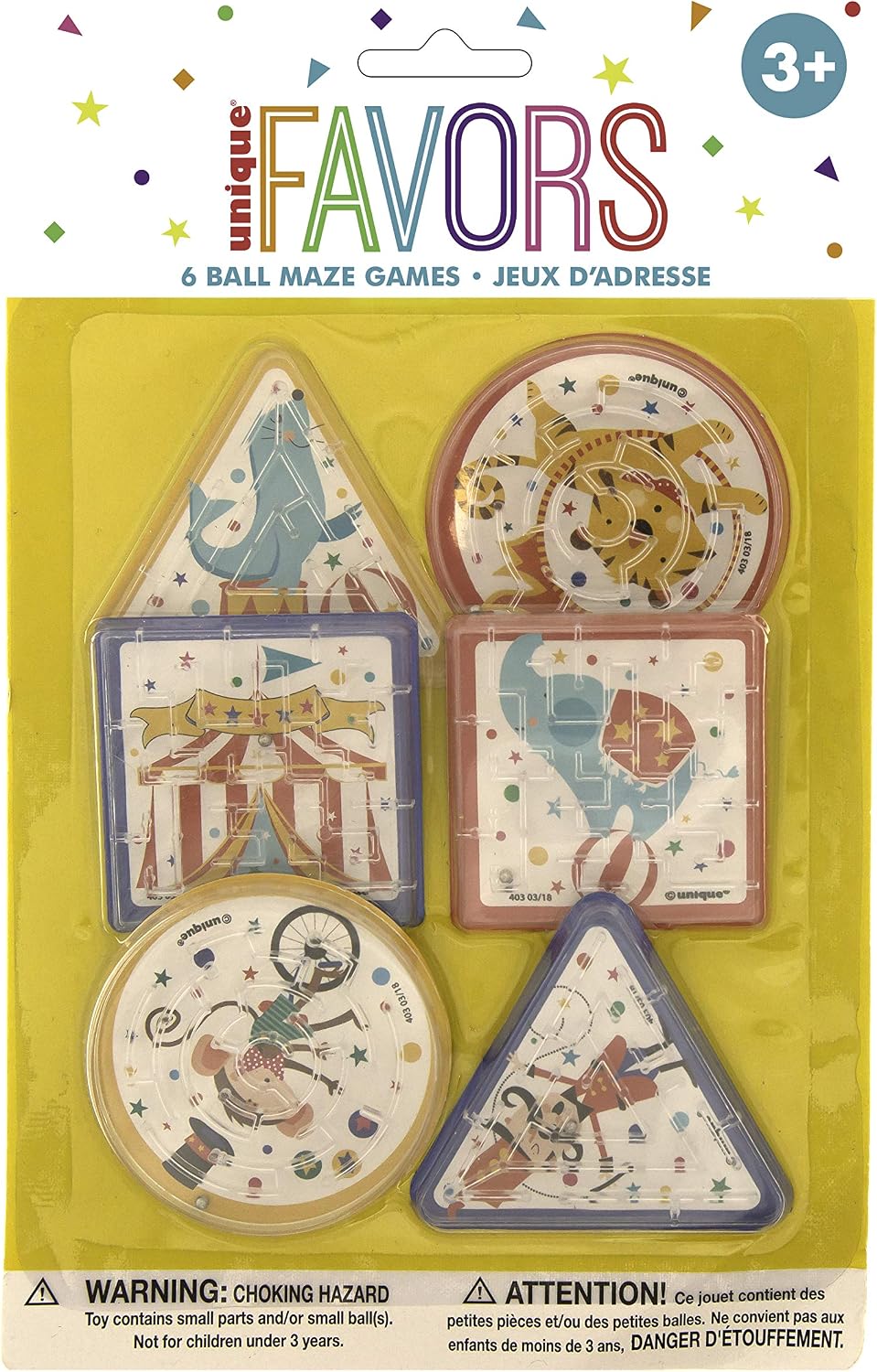 Colorful & Exciting Maze Game Favors - 6-Pack - Unique & Fun Entertainment for Kids' Parties image 2