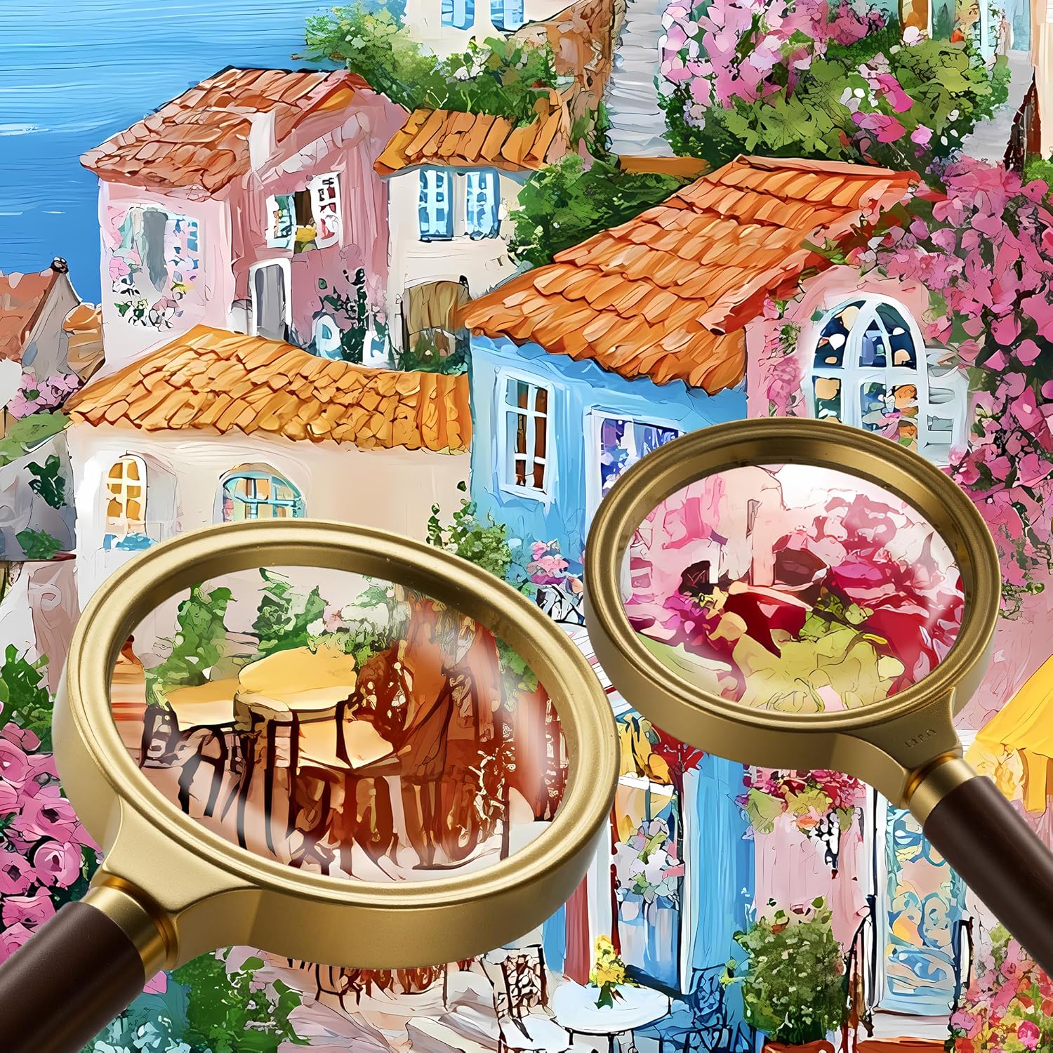 1000 Piece Puzzle for Adults, Challenging Coastal Charm Jigsaw Puzzles, Premium Matte Finish, 27.56 x 19.68 Inches, Perfect for Game Nights