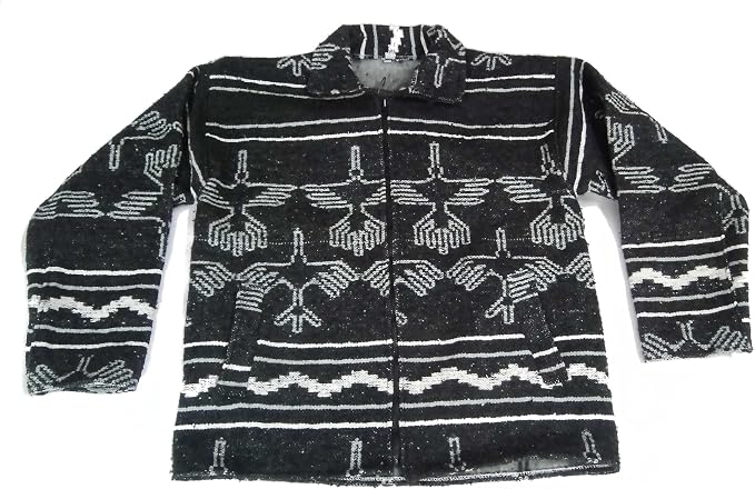 Amazon.com: Alpakaandmore - Chaqueta para hombre, diseño de Inca Signos  Manta : Ropa, Zapatos y Joyería