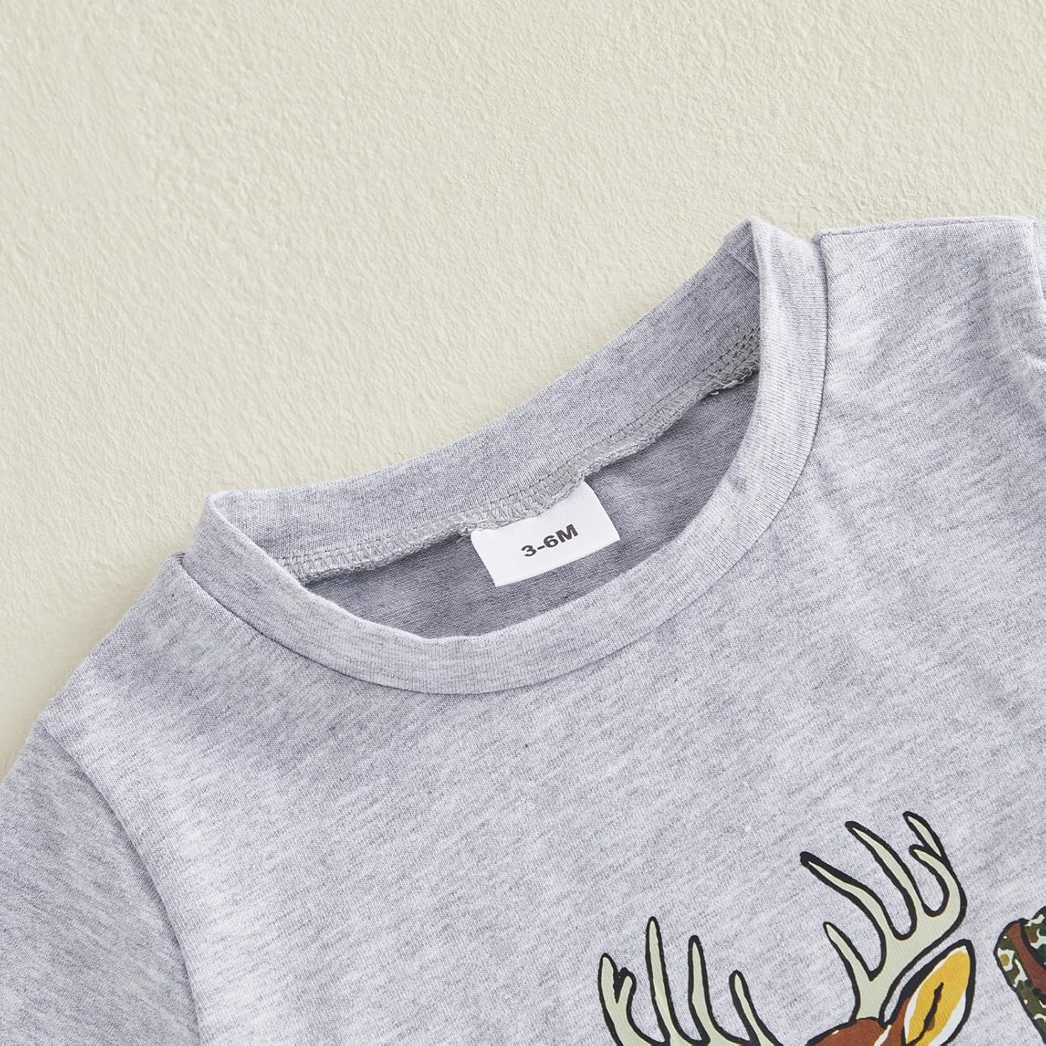 Toddler Baby Boy Summer Clothes Letter Print Short Sleeve T-Shirt Camouflage Shorts Set Western Baby Boy Clothes - Image 2