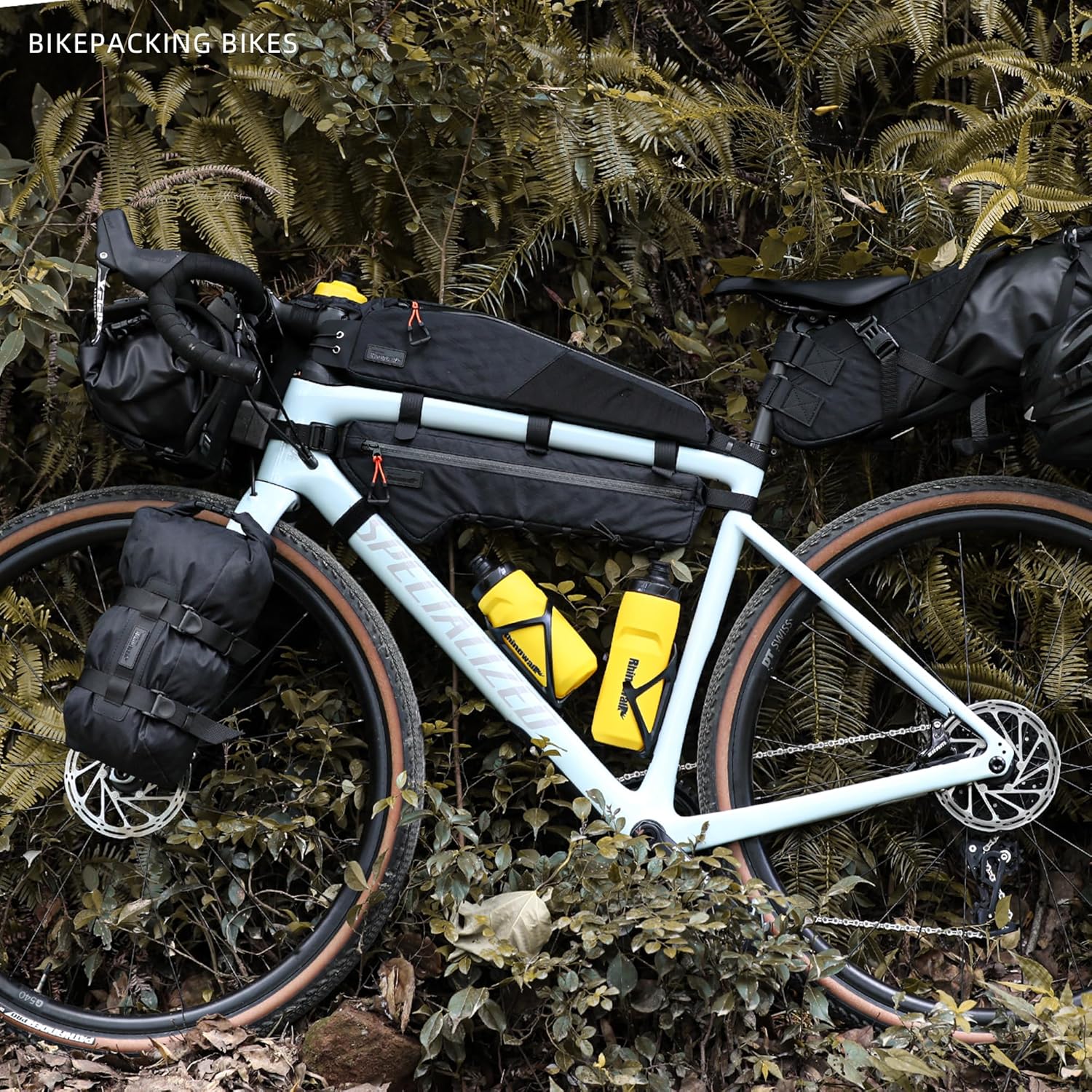 Bike Top Tube Bag Bicycle Front Frame Bag 2.1L with Dual Side Mesh Pockets for MTB Road Bike Cycling Commuting and Outdoor Adventures - Image 2