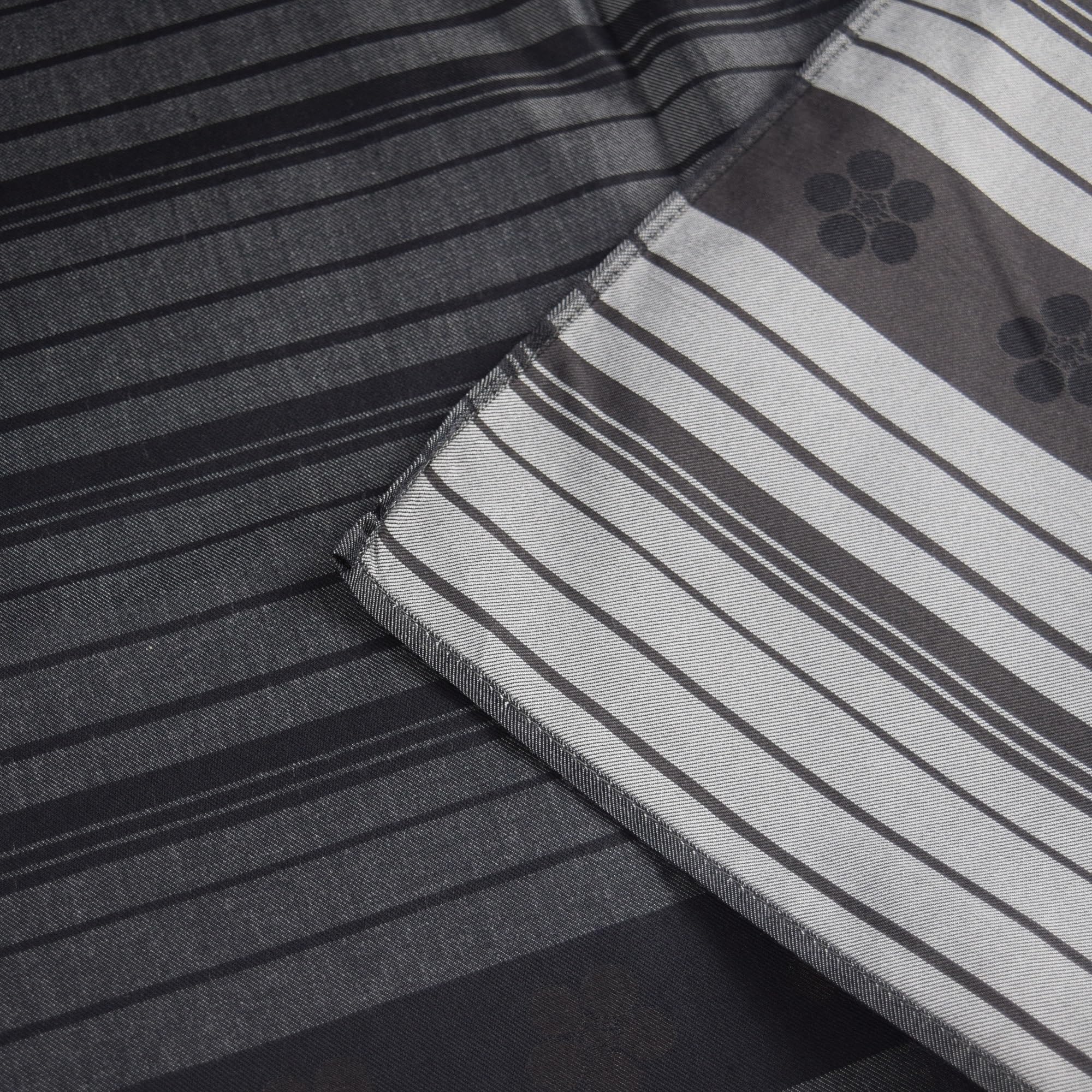 KYOTO ASAHIYA Furoshiki Tissu d'emballage en coton japonais pour homme Motif pissenyisme Gris 90 cm