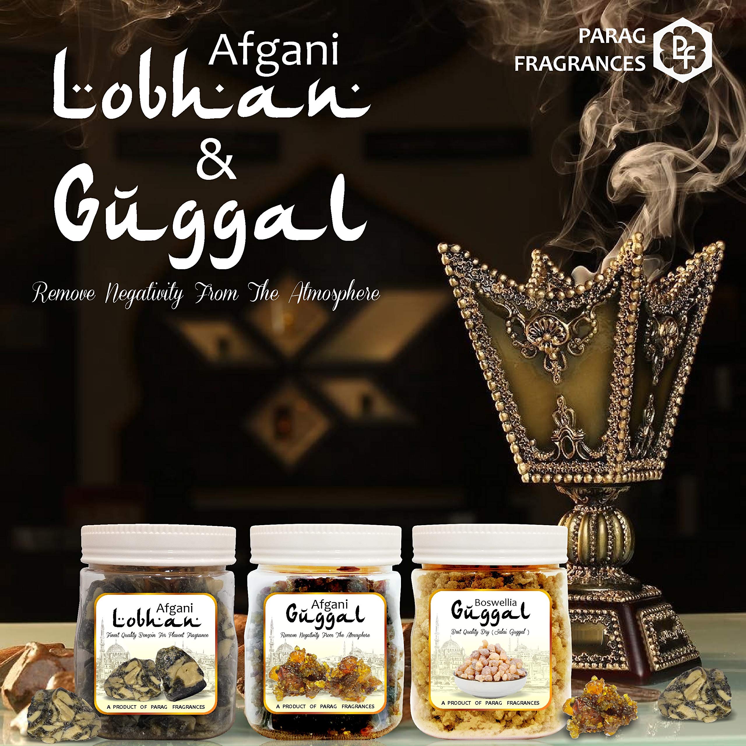 Parag Fragrances Combo Pack of Afgani Loban & Afgani Guggal 250gm Each (500gm)