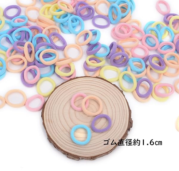 BIANHUANのヘアアクセサリーセットに含まれる、カラフルで可愛らしいリボンモチーフのクリップ。