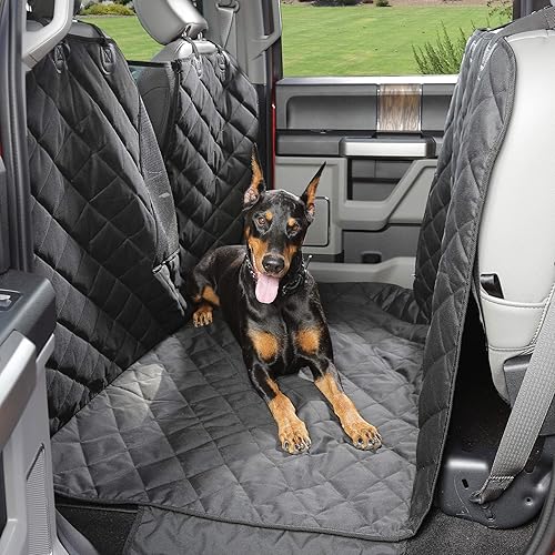 Miniatura 2 de 4Knines Hamaca impermeable para suelo de perro para camiones de tripulación  adecuada para camiones Ford, GMC, Chevrolet, Toyota de tamaño completo
