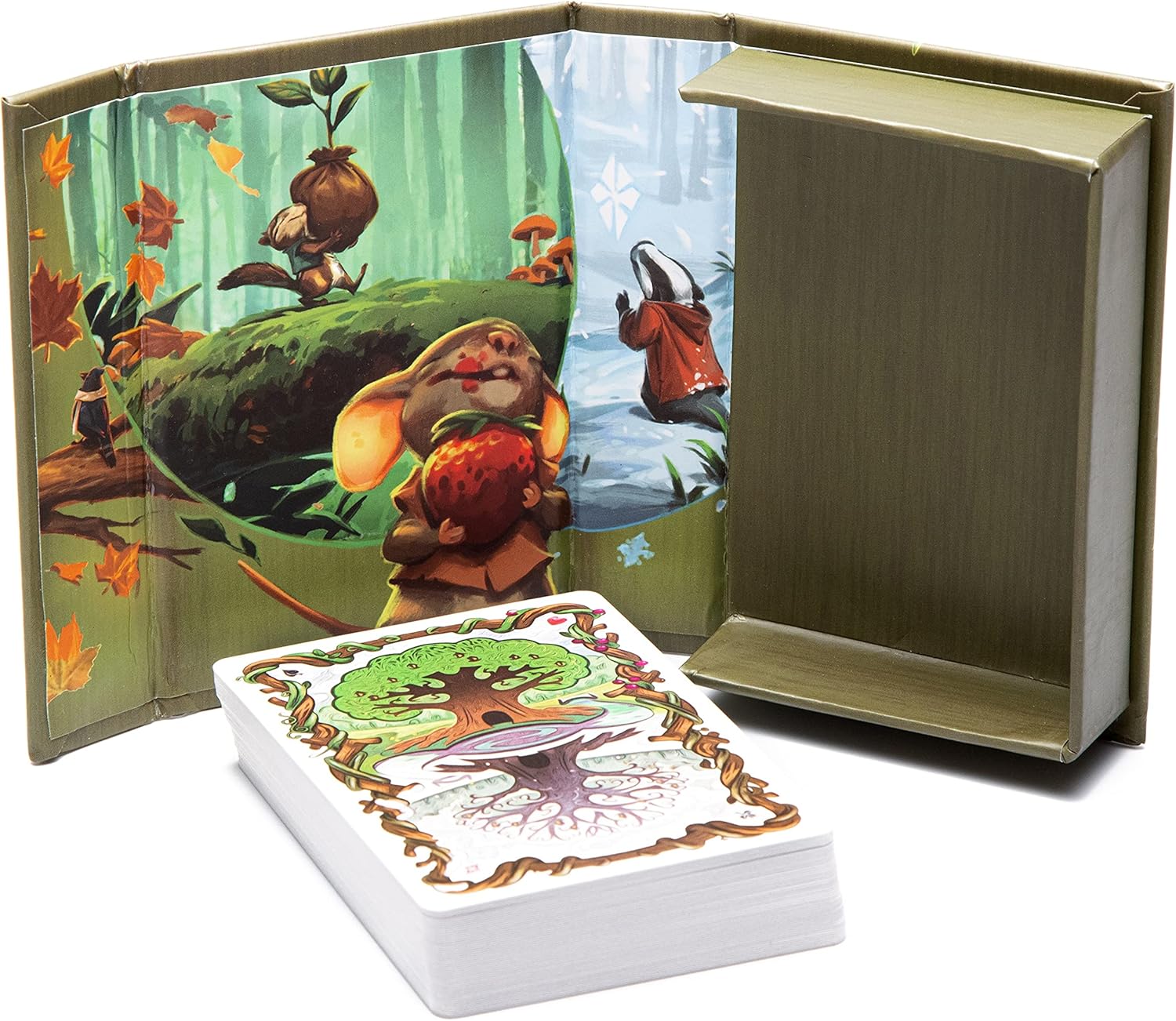 Starling Games Everdell Playing Cards | 52-Card Deck with Stunning Art by Andrew Bosley & Dann May | Poker-Sized with 2 Jokers