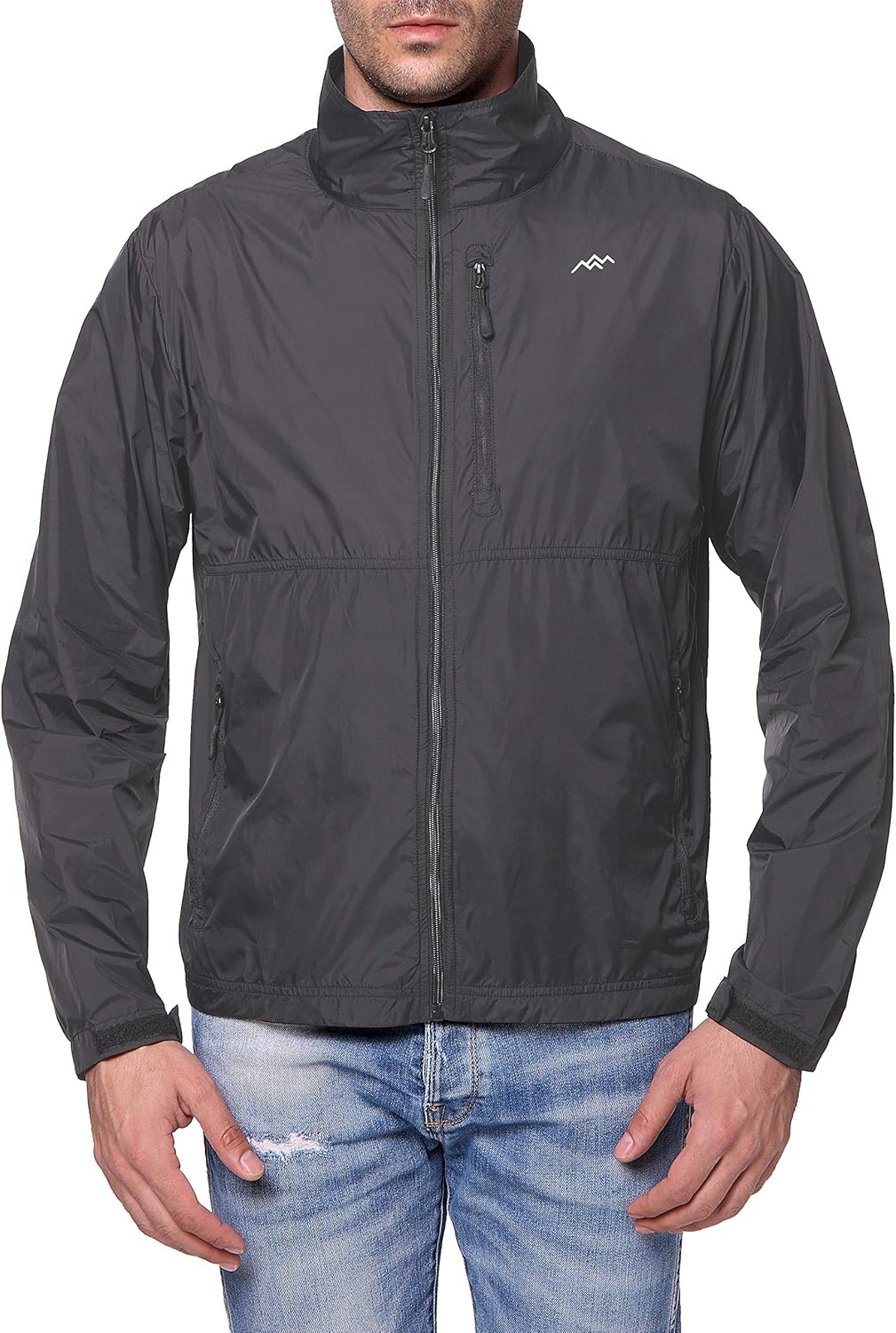 TRAILSIDE SUPPLY CO. Mens Windbreaker Jackets Lightweight Packable Jacket,Windproof and Dustproof : Sports & Outdoors