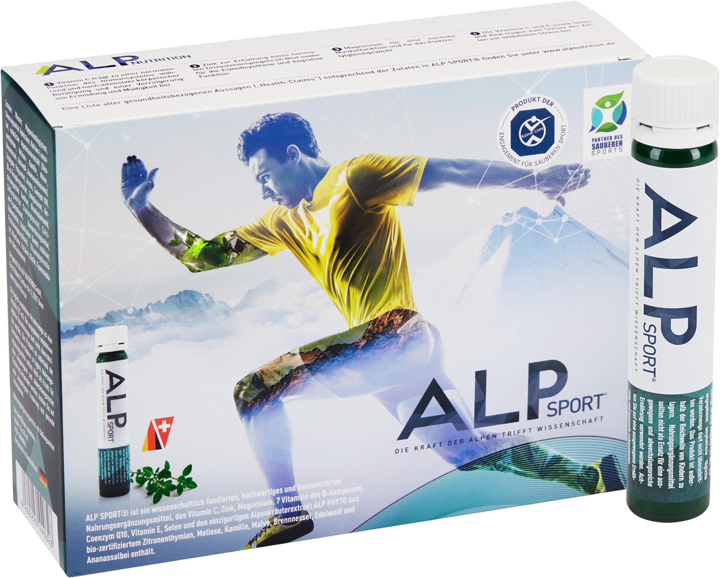 ALP Sport Liquid Multi-Vitamin Supplement (1 Count) Including Vitamin b Complex, Magnesium, zinc, coenzyme Q10, Selenium, Vitamin C and E