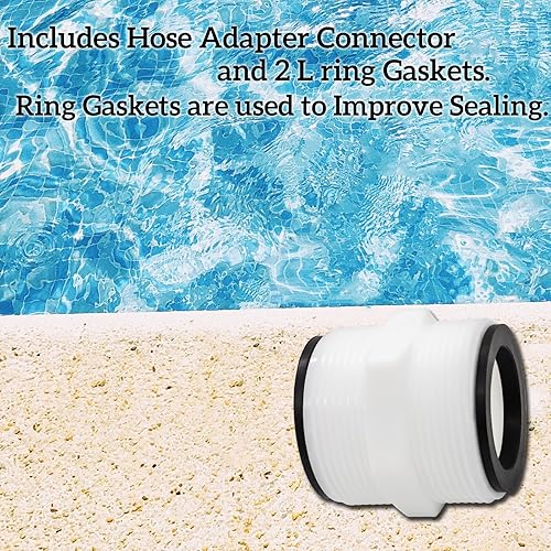 Miniatura 5 de Adaptador divisor de manguera de piscina para Intex Coleman extensor de manguera de 1,5 pulgadas y anillo de 2 L