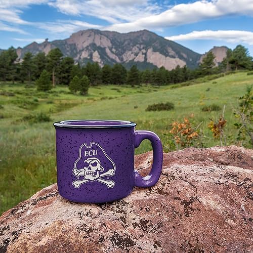 Miniatura 155 de Rico Industries NCAA Utah Utes - Taza de café personalizada de 12 onzas con logotipo grabado con láser profundo, taza de cerámica para acampar con