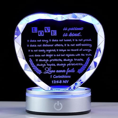 Miniatura 1 de Qianwei Regalos de boda para parejas únicos 2024  Regalo de matrimonio de feliz aniversario, recuerdo de cristal, regalos de compromiso, regalos de