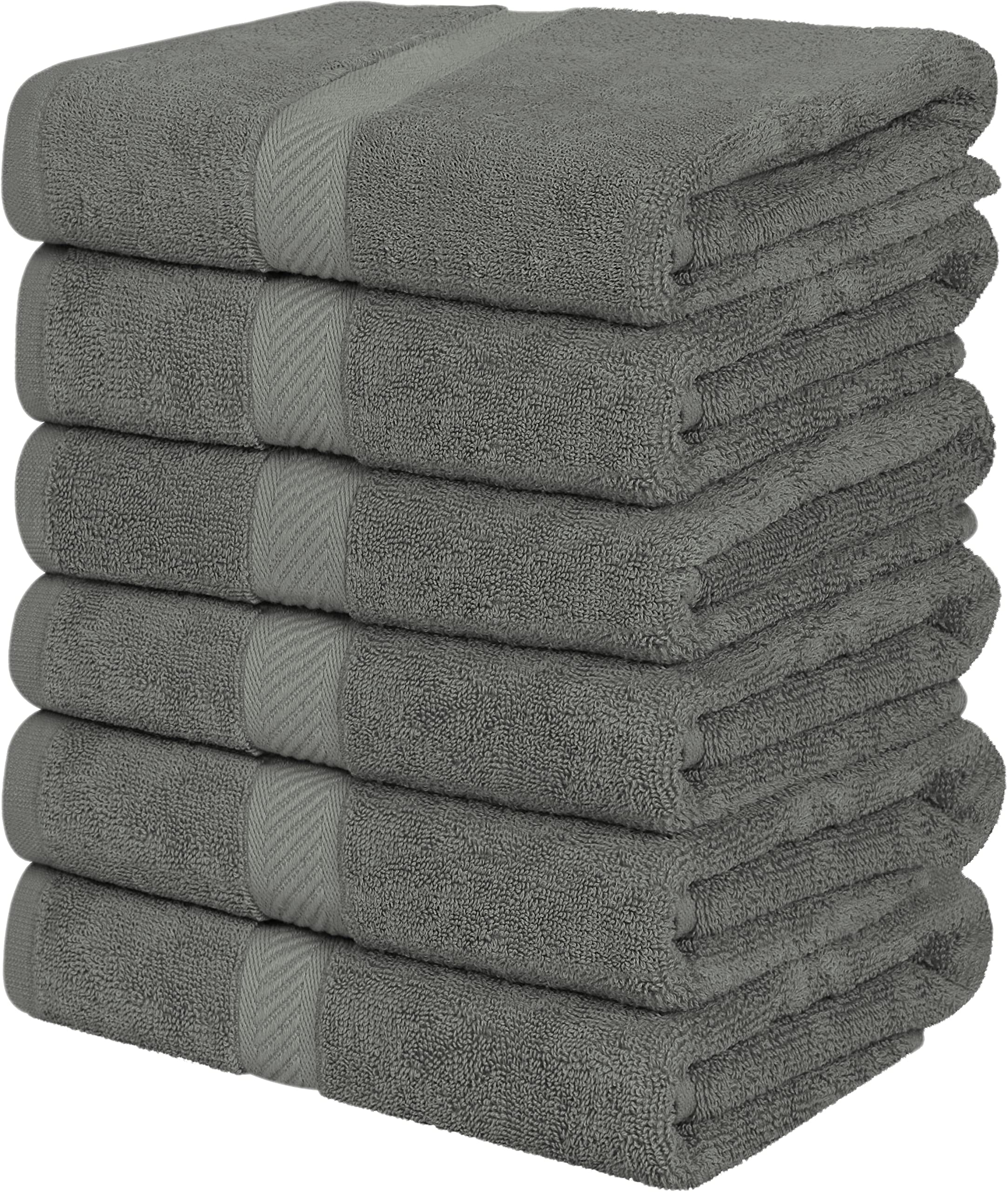 Utopia Towels 18 Pack Bath Towel Set (24 x 48 Inches), 500 GSM 100% Ring Spun Cotton Medium Lightweight and Highly Absorbent Quick Drying, Premium Towels for Hotel, Spa and Bathroom