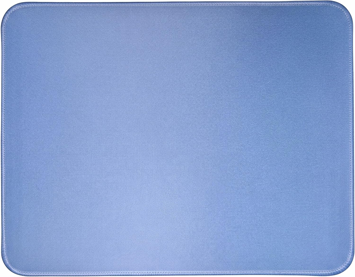 Mouse Pad with Stitched Edge, Non-Slip Rubber Base, Premium-Textured and Waterproof Mousepad for Computers, Laptop, Office and Home, 10.2x8.3inches, 3mm, Blue