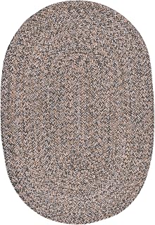 Super Area Rugs Green/Gold Braided Rug - Entryway Door Mat - 2x3 ft Indoor Outdoor Farmhouse Kitchen Braided Rug