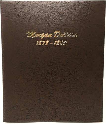 Dansco US Morgan Dollar Coin Album 1878-1890#7178