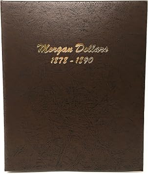 Dansco US Morgan Dollar Coin Album 1878 - 1890 #7178