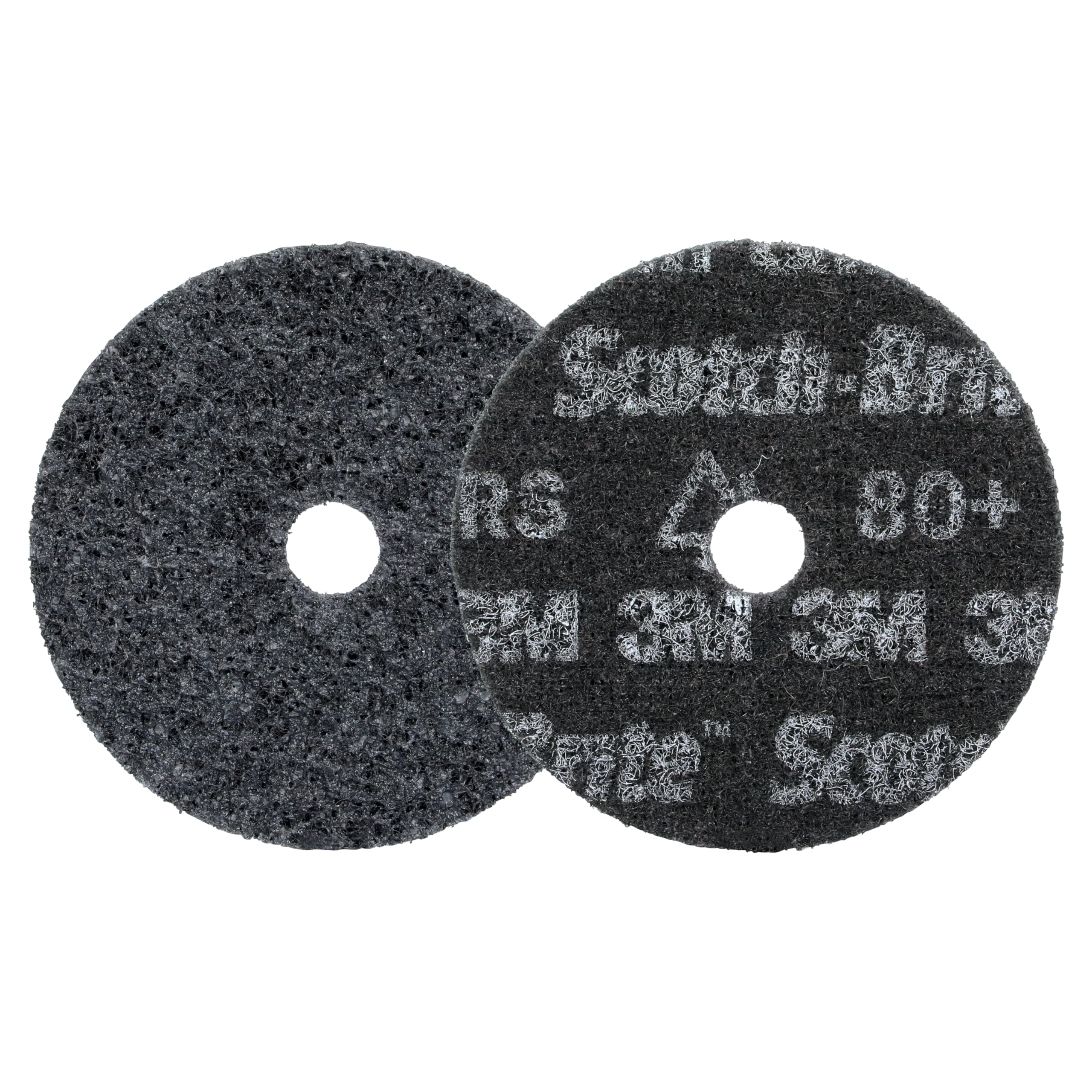 Scotch-Brite™ Precision Heavy Duty Surface Conditioning Disc, HD-DH, Extra Coarse 80+, 4 in x 5/8 in, 100 ea/Case