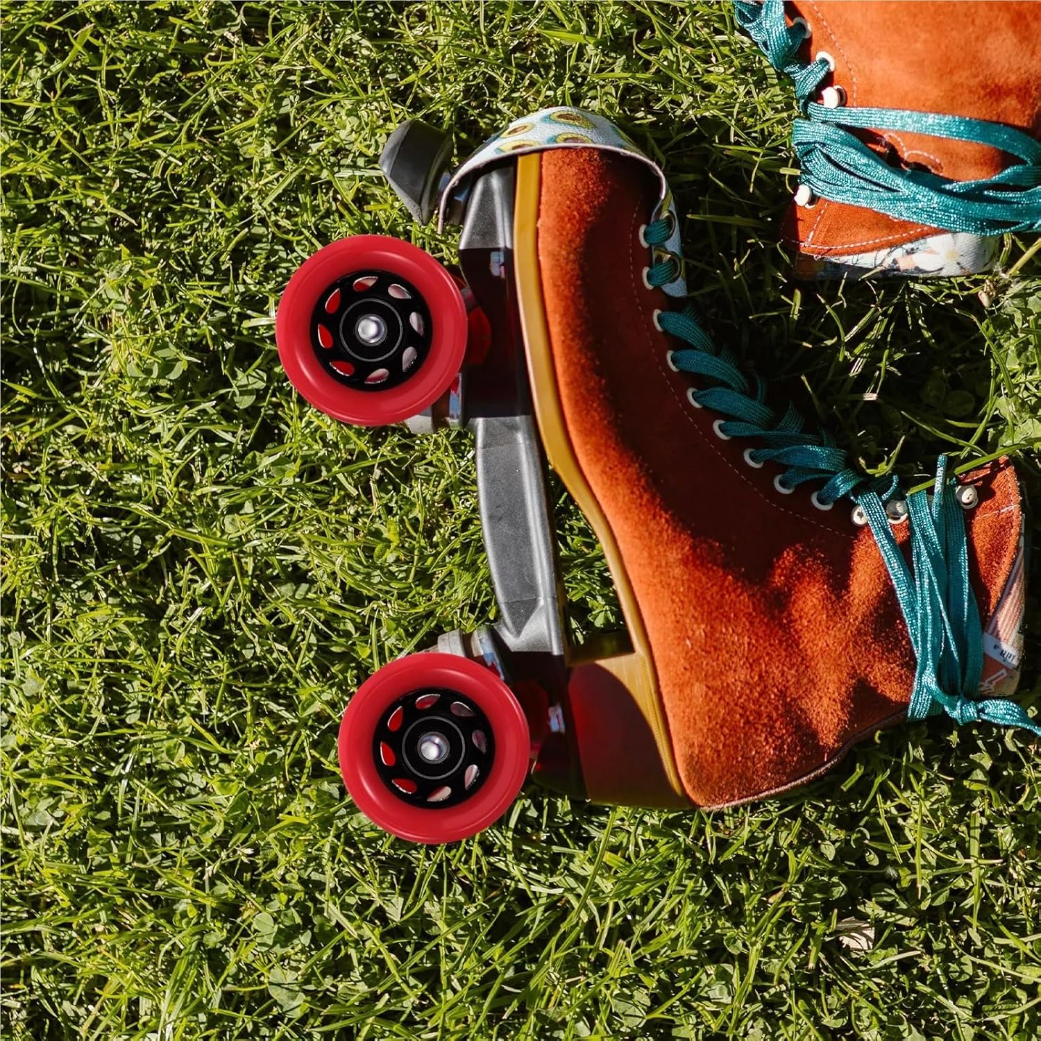 Roller Skate Wheels 4pcs Detachable Antislip Inline Skate Wheel Replacement Outdoor Indoor Speed Skateboard Scooter Accessories