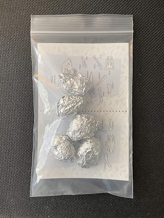 Premium Barn Owl Pellets, Small: 1.25-1.5 (Pack of 5) - Free Bone ID Chart, 5 Forceps, 5 Paddle Picks, and Teaching Guide Included!