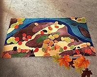 Vista 26 de UKELER Alfombras de Área de Musgo, Alfombra Corredor de Césped Musgo 3D para Cuarto de Lavado Alfombra Suave de Pelo Largo Antideslizante Lavable