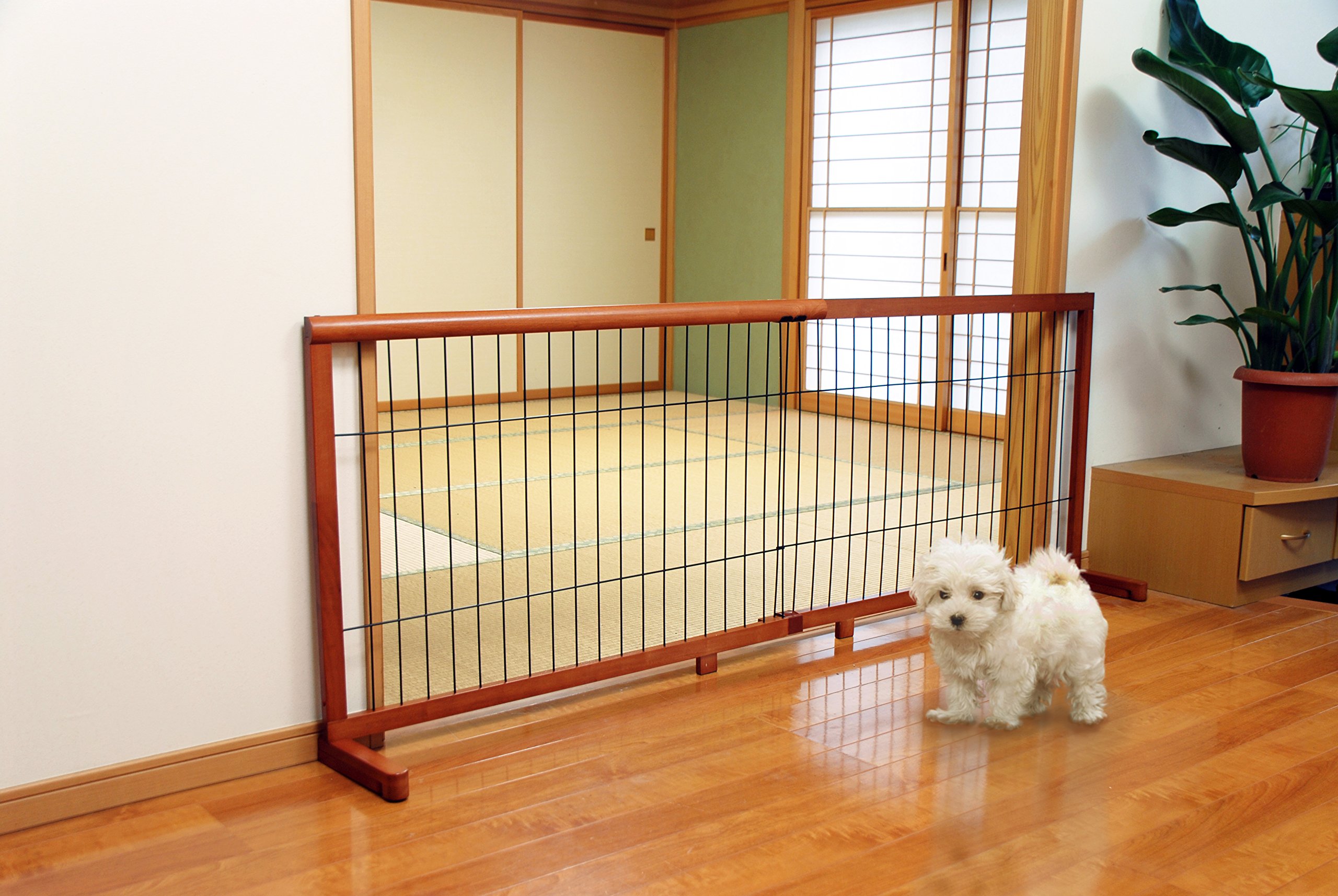 ペットゲート 高さ70cmハイタイプ 幅約106〜196 (ブラウン/ブラック) Amazon.co.jp: ワンモード ペットゲート 伸縮 高さ 70cm 幅約107