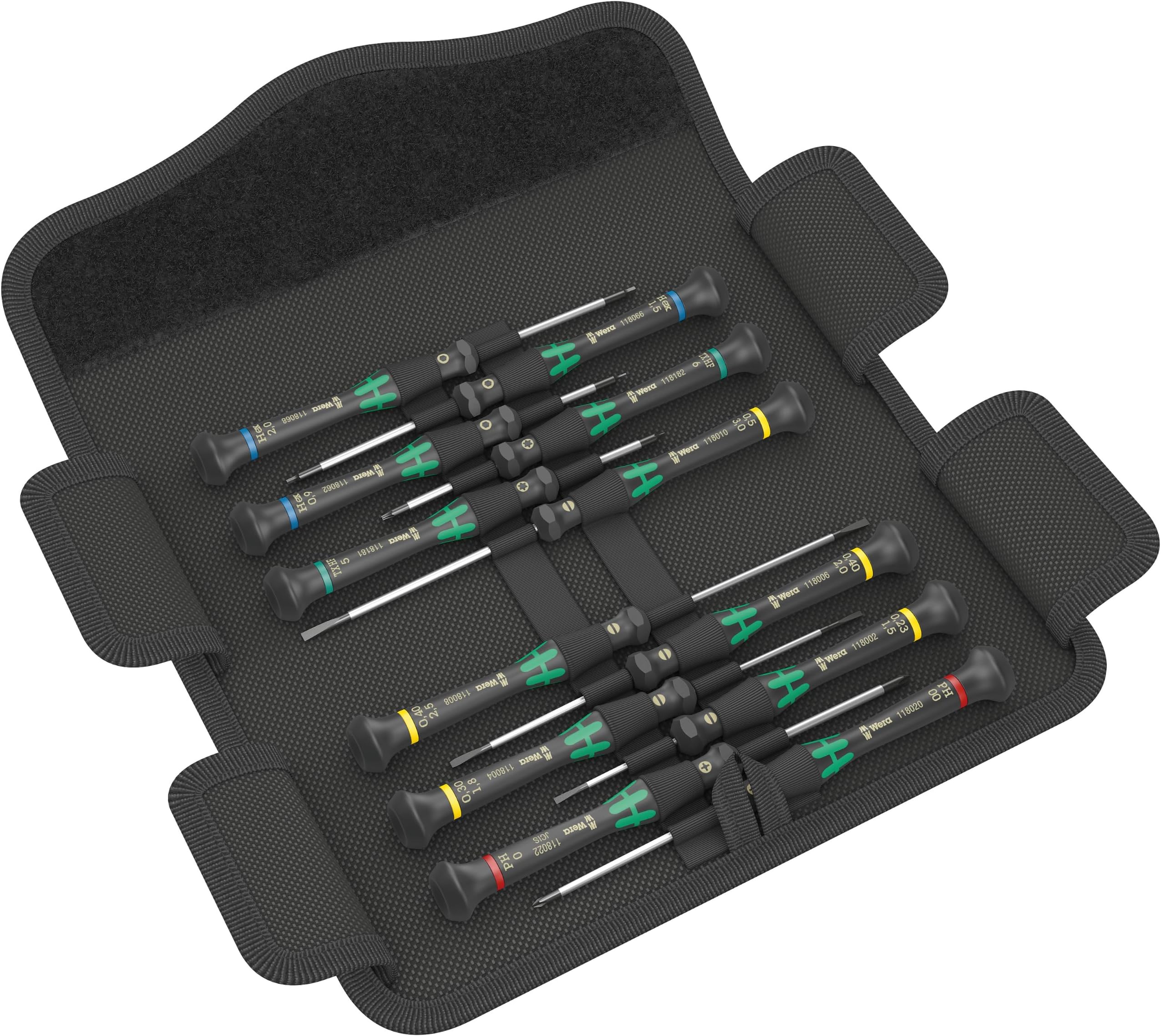 Wera Kraftform Micro Screwdriver Set 12 Universal 1, 12PC - 05073675001