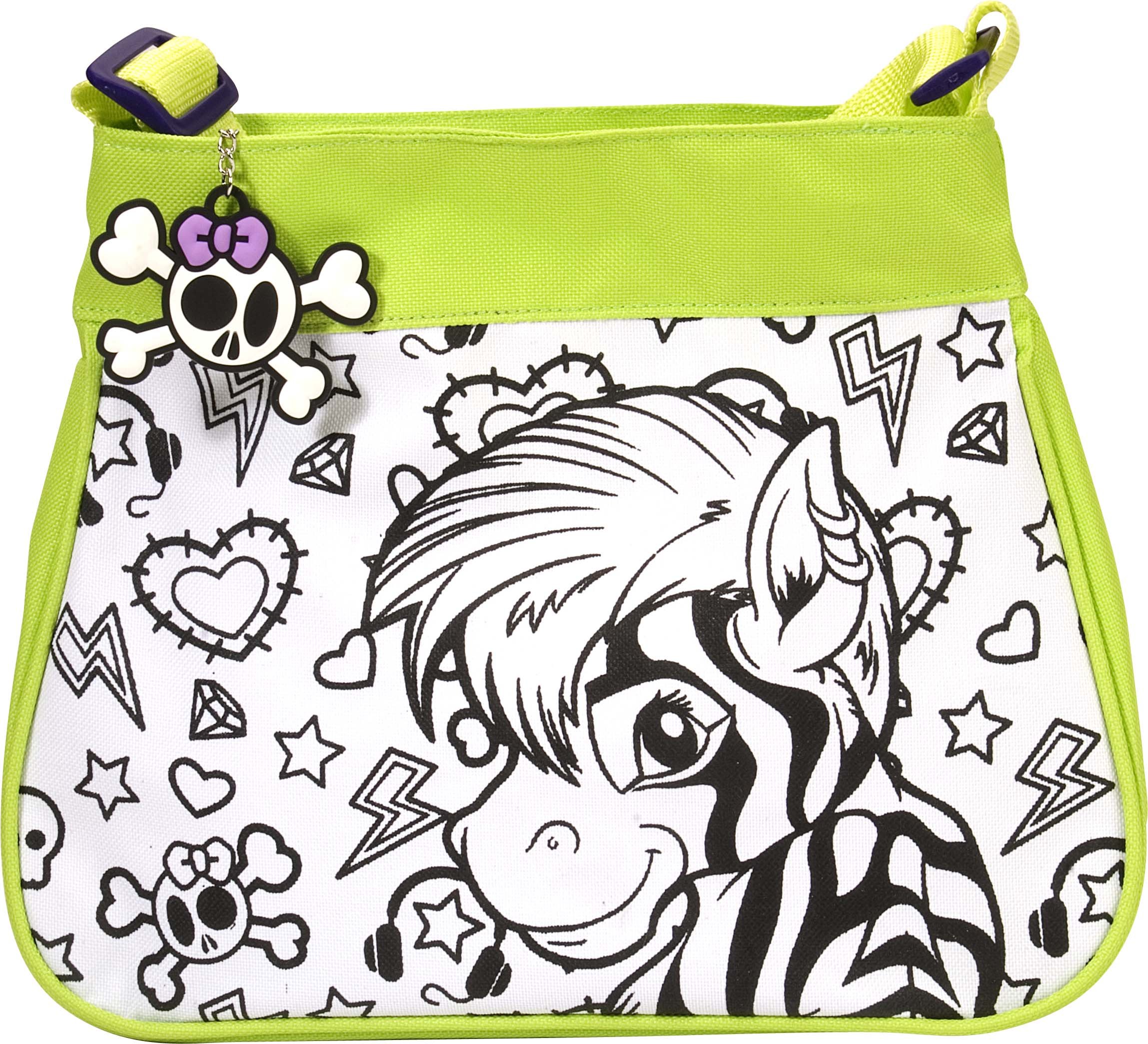 Wild Republic Diy Purse Zebra/Lion, Green [10715]